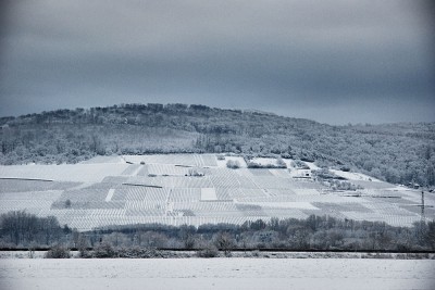 Schnee im Markgräflerland